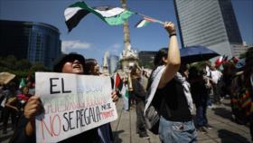 Manifestantes mexicanos exigen romper vínculos con Israel