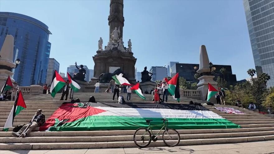 Mexicanos siguen recolectando firmas para romper relaciones con Israel | Minidocu