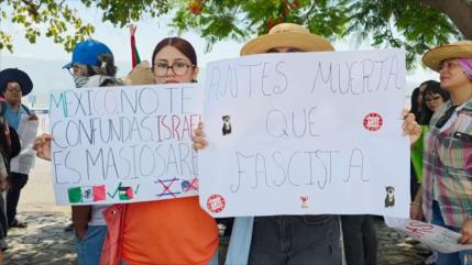 Mexicanos rechazan acuerdos con Israel y piden al Gobierno romper lazos