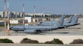 Informe: EEUU reubica aviones cisterna tras tensiones con Israel