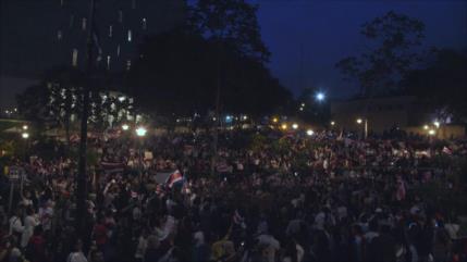 Gran participación en una manifestación contra el Gobierno de Costa Rica