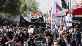 Iraníes de luto en Mashad por el Profeta del Islam y el Imam Hasan