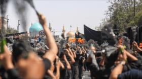 Musulmanes de luto en aniversario de fallecimiento del Profeta del Islam (P)