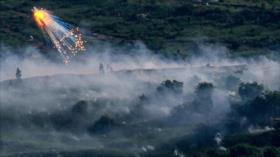 Israel ataca el sur del Líbano con bombas de fósforo; hay fuertes choques