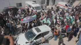 50 cuerpos recuperados de entre escombros reciben sepultura en Gaza