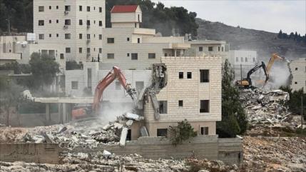 Israel demuele viviendas de palestinos en Nablus, Cisjordania