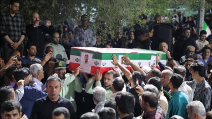 Juzestán despide a seis mártires iraníes del ataque de EEUU en Aqayari