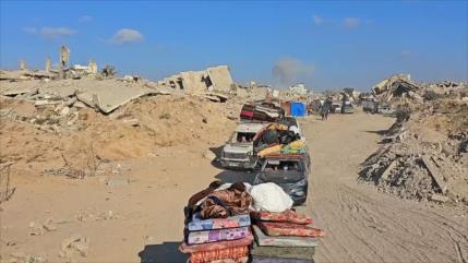 Gaza rechaza la llamada “migración voluntaria” del ocupante israelí