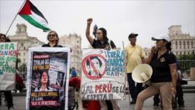 “Fuera yanquis”; protestan en Perú contra la visita de Marco Rubio