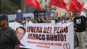 Protestas antiestadounidenses en Perú: No al Escudo de las Américas