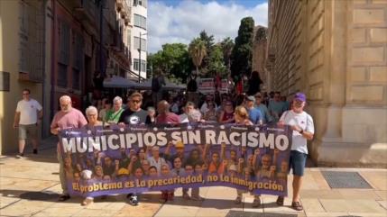 Activistas en Málaga se movilizan contra el racismo y el odio