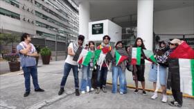 Mexicanos expresan su apoyo a Palestina y exigen el fin del genocidio