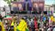 313 000 marchan en la capital para manifestar disposición a sacrificarse por su país