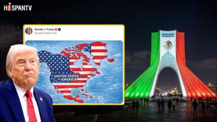 Unos le cambiaron el nombre al Golfo; Irán puso la bandera de México en el corazón de Teherán