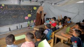 Niños de Gaza vuelven a las aulas entre ruinas tras casi tres años de guerra