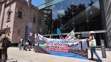 Boicot en México a empresas cómplices del genocidio en Gaza