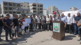 Caravana de camiones cisterna alerta de la crisis de agua potable en Gaza
