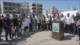 Caravana de camiones cisterna alerta de la crisis de agua potable en Gaza