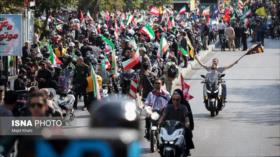 En Fotos: Teherán celebra el ejercicio de 40 000 motociclistas