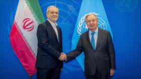Pezeshkian a Guterres: Irán mantiene diplomacia, pero ya no confía en EEUU