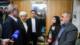 Iraníes reciben a su presidente entre banderas y muestras de apoyo