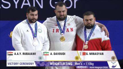 Levantador iraní conquista el oro y bate un récord en Juegos Asiáticos