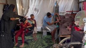 Gaza denuncia sustancias tóxicas que provocan problemas respiratorios