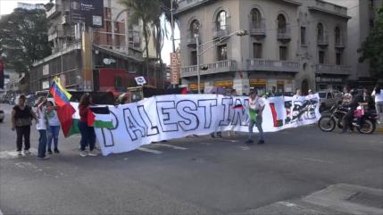 Venezuela conmemora el Día de la Bandera Palestina en apoyo a Gaza