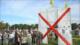 Manifestantes protestan contra Arco del Triunfo de Trump en Washington