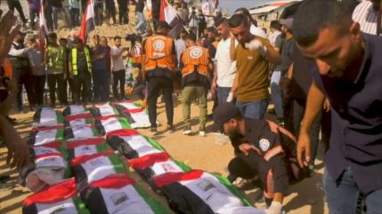 Gaza despide a 105 víctimas tras 3 años bajo los escombros