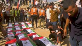 Gaza despide a 105 víctimas tras 3 años bajo los escombros