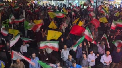 Irán suma 214 noches de movilización en defensa de su soberanía