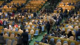 Irán destaca salida de 77 delegaciones durante discurso de Netanyahu