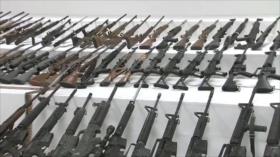 Siete de cada diez armas decomisadas en México provienen de EEUU