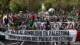 Españoles protestan contra la ocupación y el genocidio israelí en Palestina