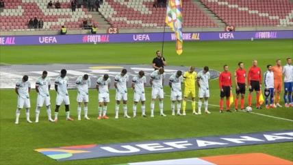 Irlanda rechaza saludar a Israel y luce brazaletes negros en la UEFA