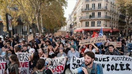 Más de 6000 detenidos en protestas estudiantiles en Francia