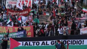 En Fotos: Manifestantes en Colombia protestan contra los lazos con Israel