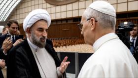 Irán insta al papa León XIV a pronunciarse contra sanciones de EEUU