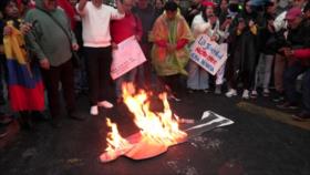 Ecuador protesta contra Noboa por empleo y recortes sociales