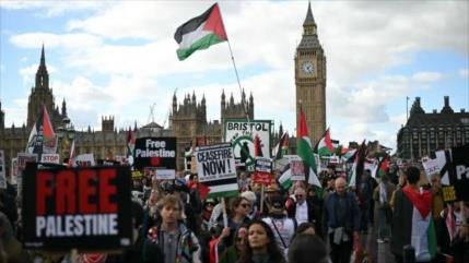 Miles marchan por Europa para exigir el fin del genocidio en Gaza