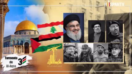 Tormenta de Al-Aqsa: apoyo inquebrantable de Hezbolá a Palestina y martirio de sus principales comandante