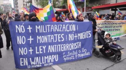 Protesta indígena por el 12 de octubre deja 17 detenidos en Chile