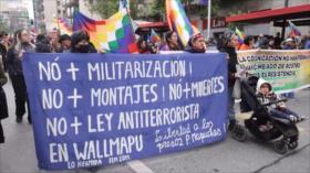 Protesta indígena por el 12 de octubre deja 17 detenidos en Chile