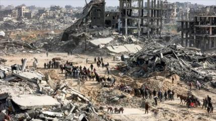 Genocidio israelí deja a 300 000 familias de Gaza sin refugio ante el invierno