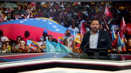 Trabajadores y chavistas marchan en Caracas contra sanciones de EEUU – Noticiero 02:30