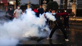 Protestas dejan decenas de heridos y detenidos en Albania