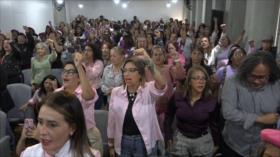 Mujeres reclaman la libertad de Nicolás Maduro y Cilia flores