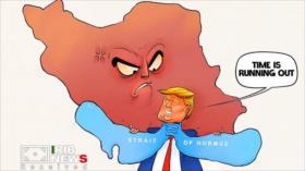 Caricaturistas internacionales reflejan el poderío militar de Irán 