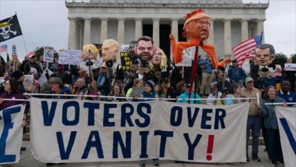 ‘No Kings’; Protestas anti-Trump impulsan el voto anticipado en EEUU